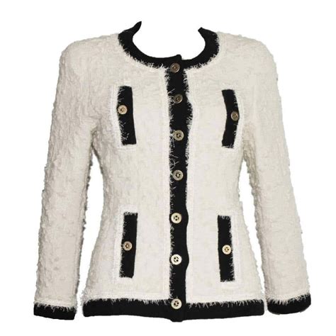 boucle jackets button chanel|Chanel inspired boucle jacket.